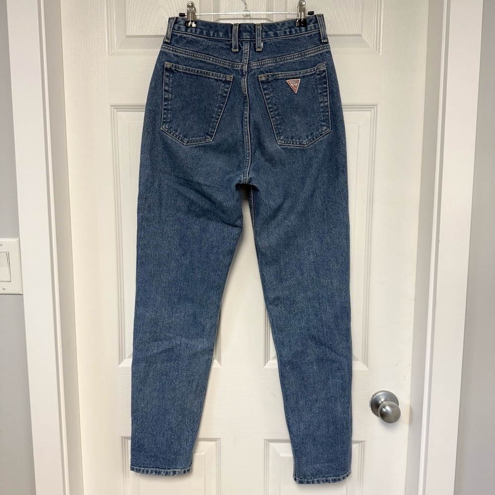 Vintage Guess High Waisted Tapered Jeans Size 29 - Picture 3 of 8